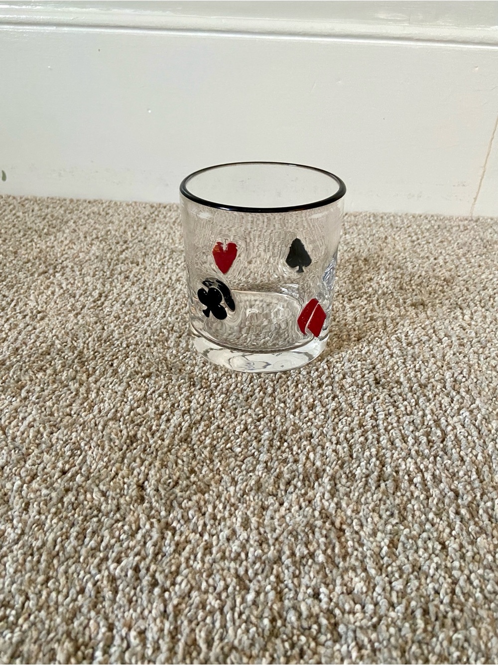 NWOT Icon Juice Glass | Card Suit Poker Casino Vegas Inspired - Picture 7 of 13